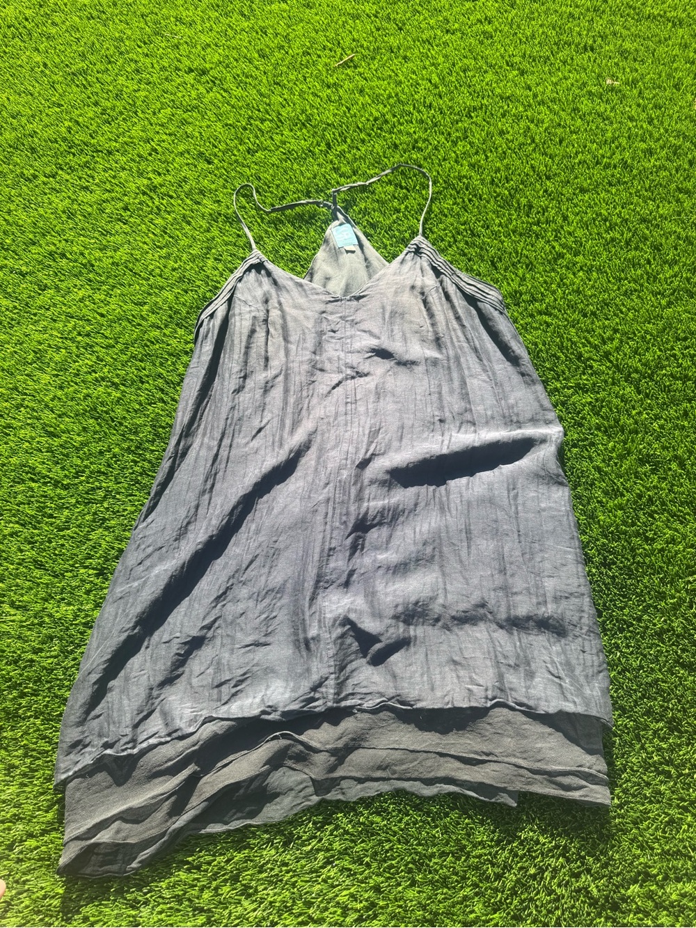 Barney’s New York CO OP silk layered slip dress